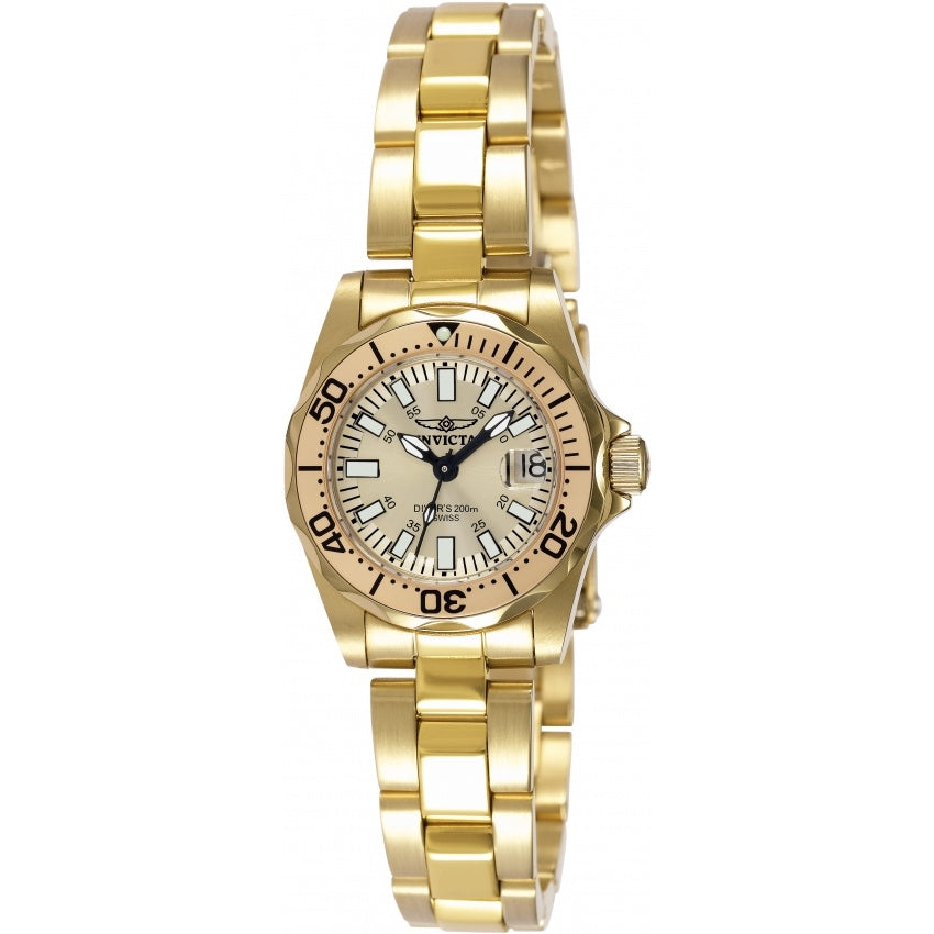 Invicta Women&#39;s 7065 Signature Gold-Tone Stainless Steel Watch
