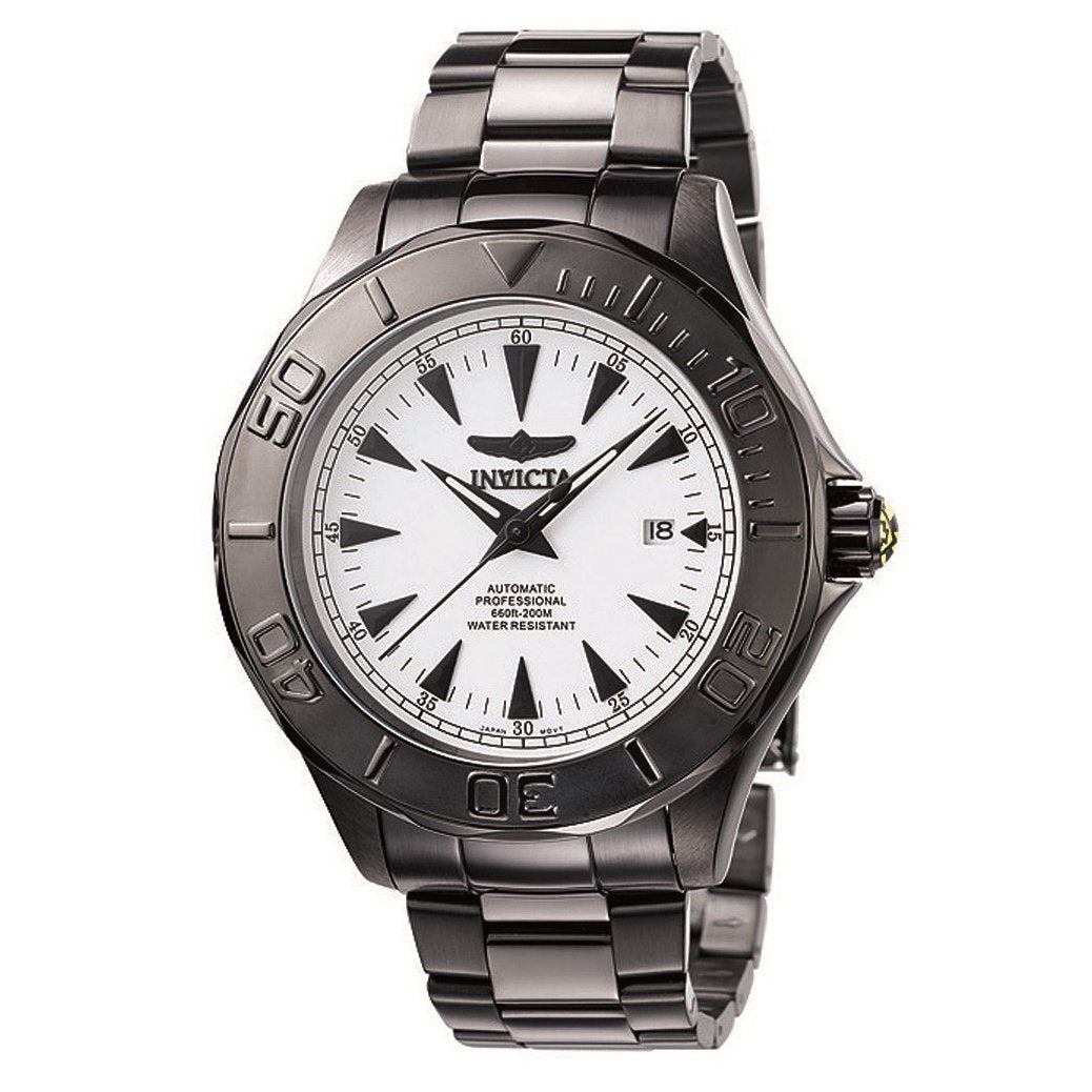 Invicta Men&#39;s 7113 Signature Gunmetal Stainless Steel Watch