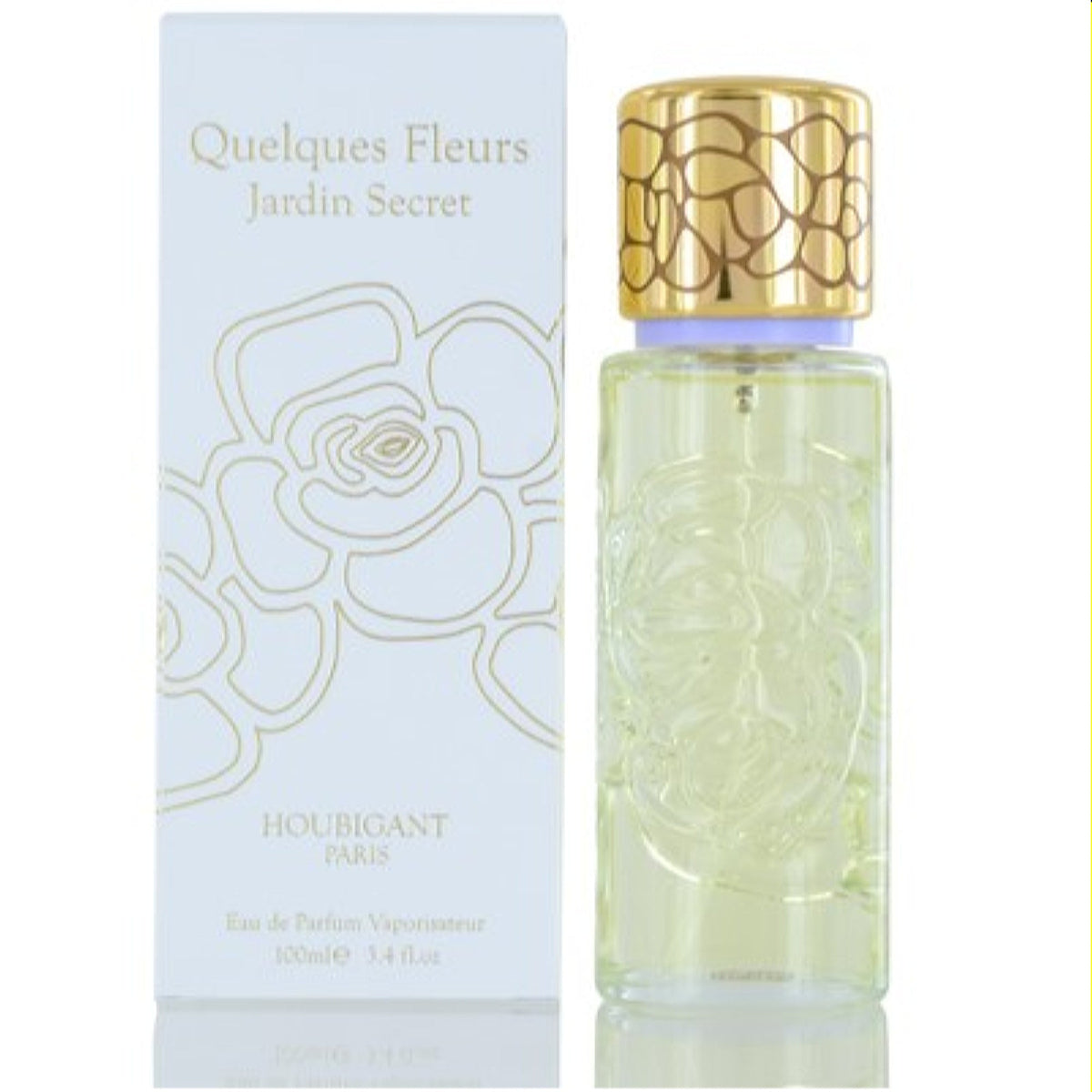Quelques Fleurs Jardin Secret Houbigant Edp Spray 3.4 Oz (100 Ml) For Women  88140