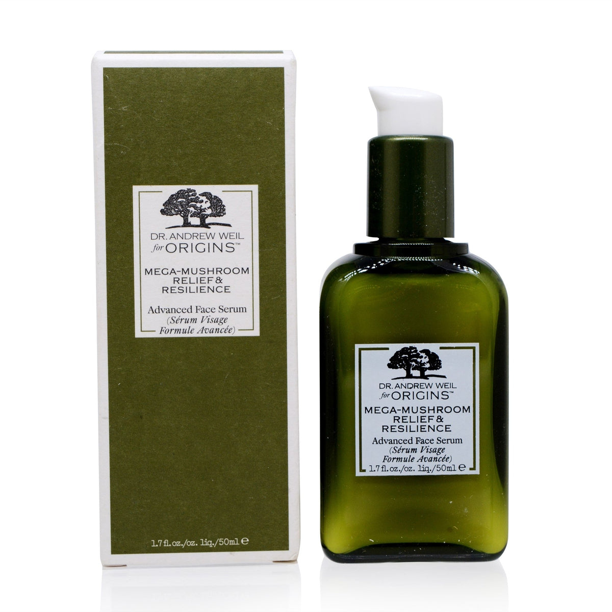 Origins Mega-Mushroom Relief &amp; Resilience Advanced Face Serum 1.7 Oz (50 Ml) 0PXC