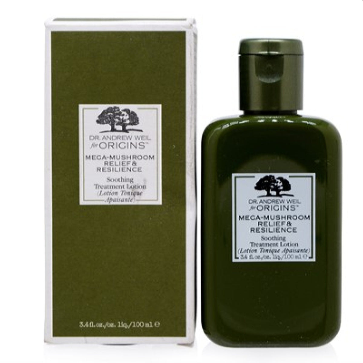 Origins Mega-Mushroom Relief &amp; Resilience Soothing Treatment Lotion Sl.Dmg 3.4   OT5W