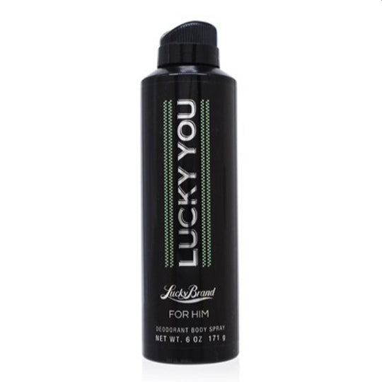 Lucky You Lucky Brand Deodorant Body Spray 6.0 Oz (170 Ml) For Men LUCF00089