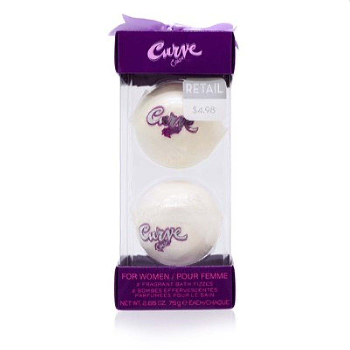 Curve Crush Liz Claiborne 2 Fragrant Bath Fizzes Set For Women  A0111657
