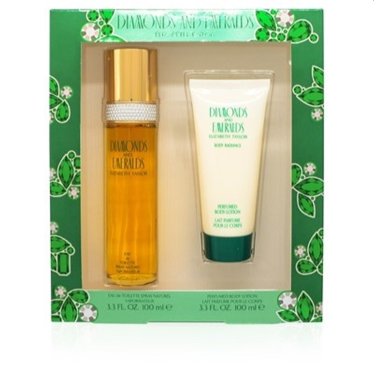 Diamond&Emerald Elizabeth Taylor Set Value $73 For Women  