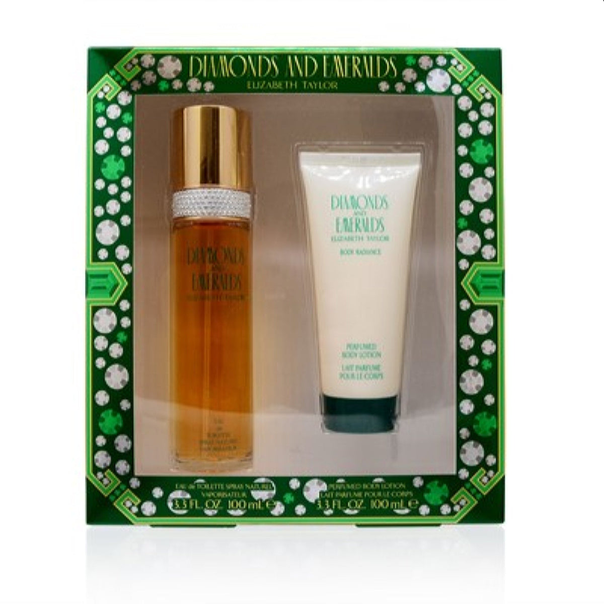 Diamond&Emerald Elizabeth Taylor Set Value $73 For Women A0128470