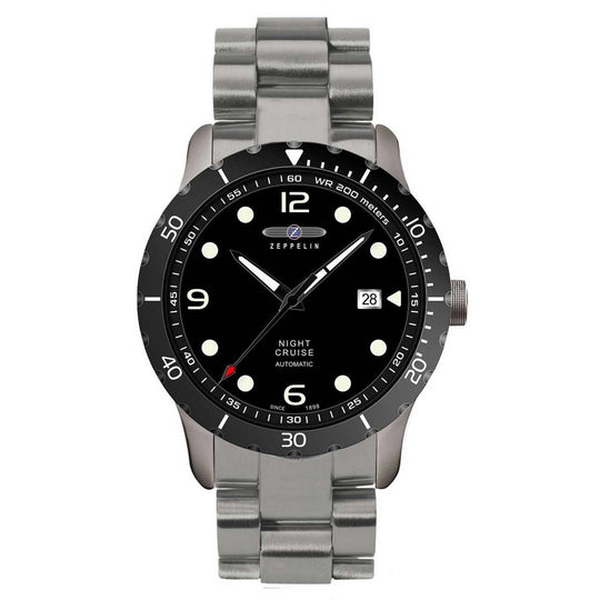 Zeppelin Men's 7264M-2 Night Cruise Automatic Stainless Steel Watch