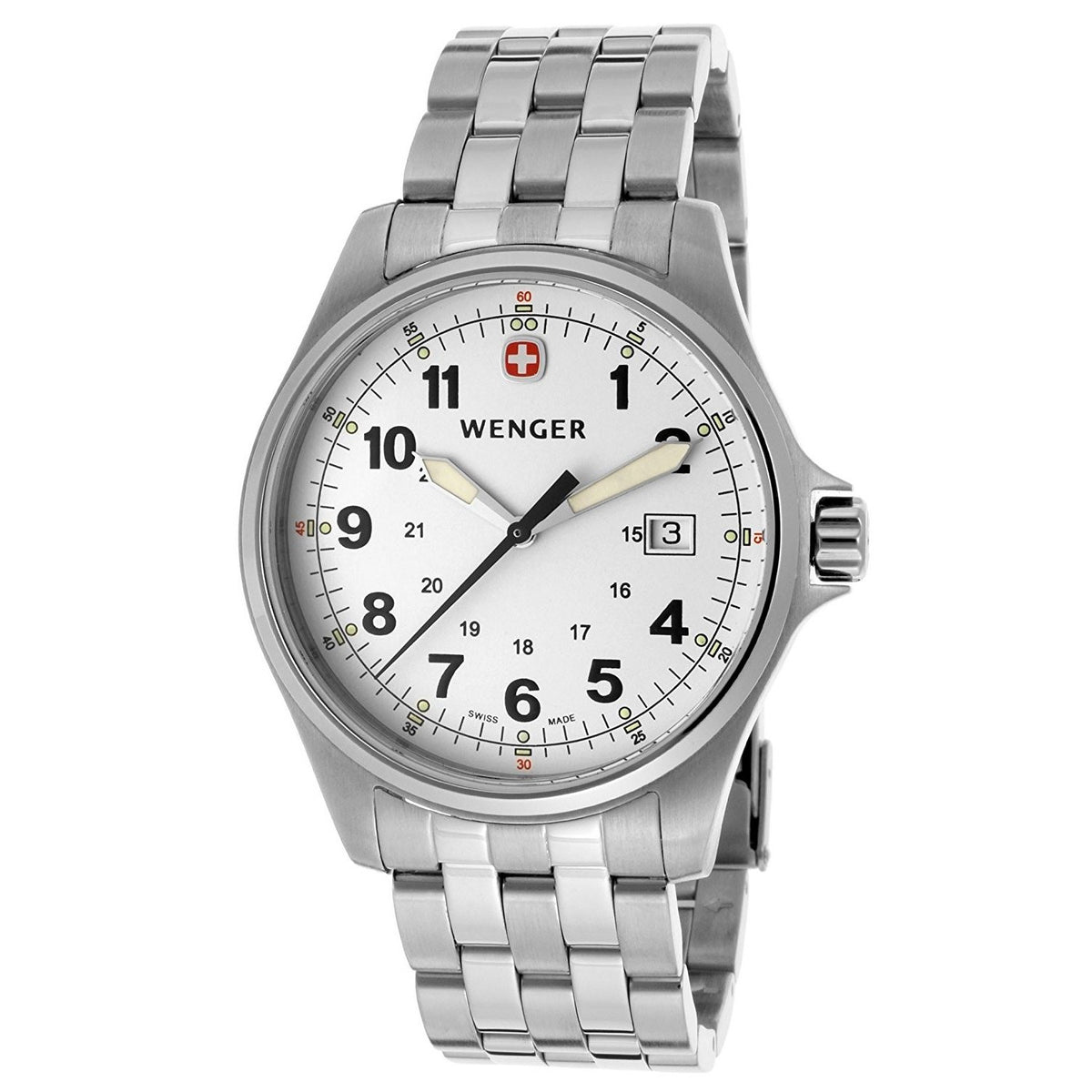 Wenger Men&#39;s 72789 TerraGraph Stainless Steel Watch