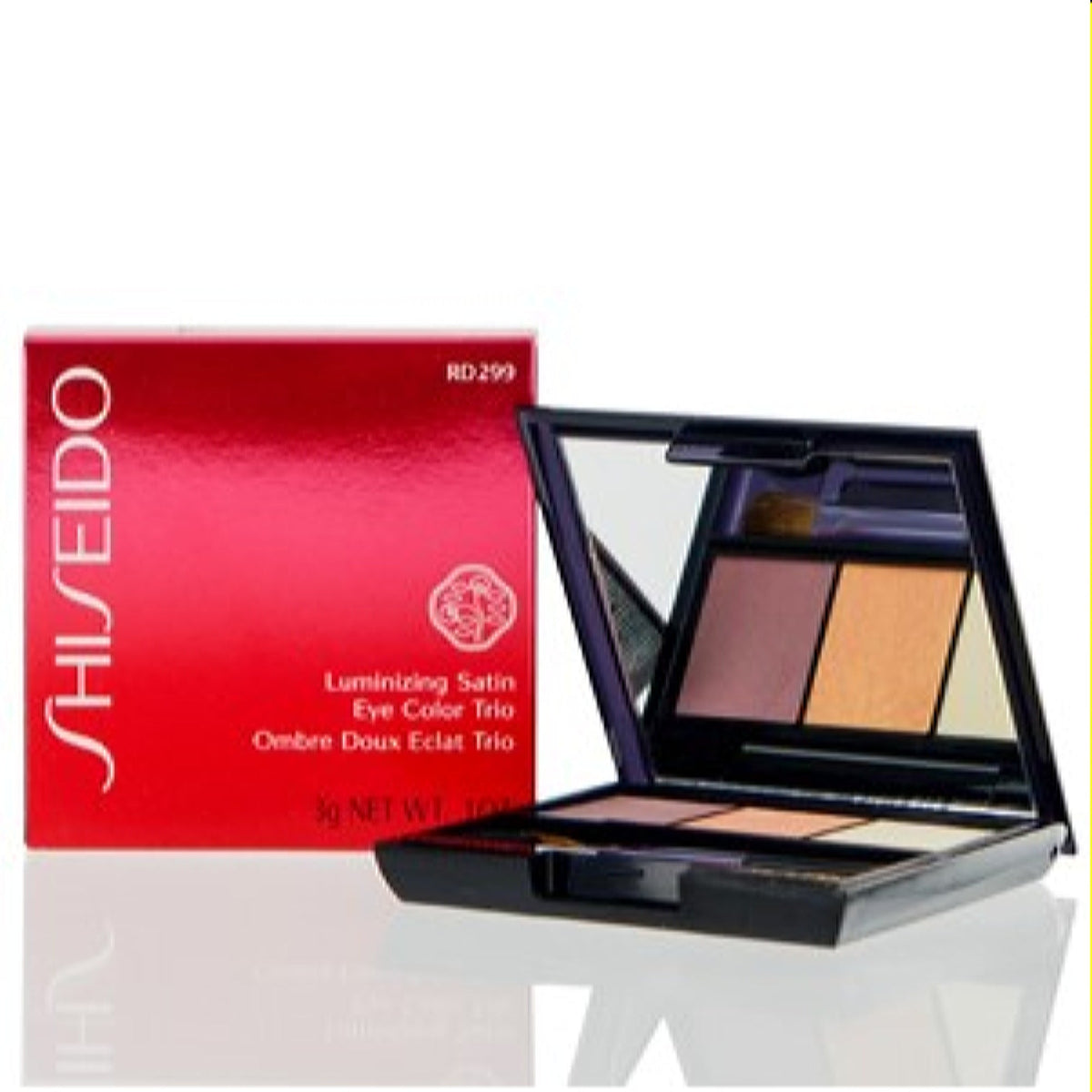 Shiseido Luminizing Satin Eye Color Trio (Rd299) Beach Grass 0.10 Oz (3 Ml) 10528