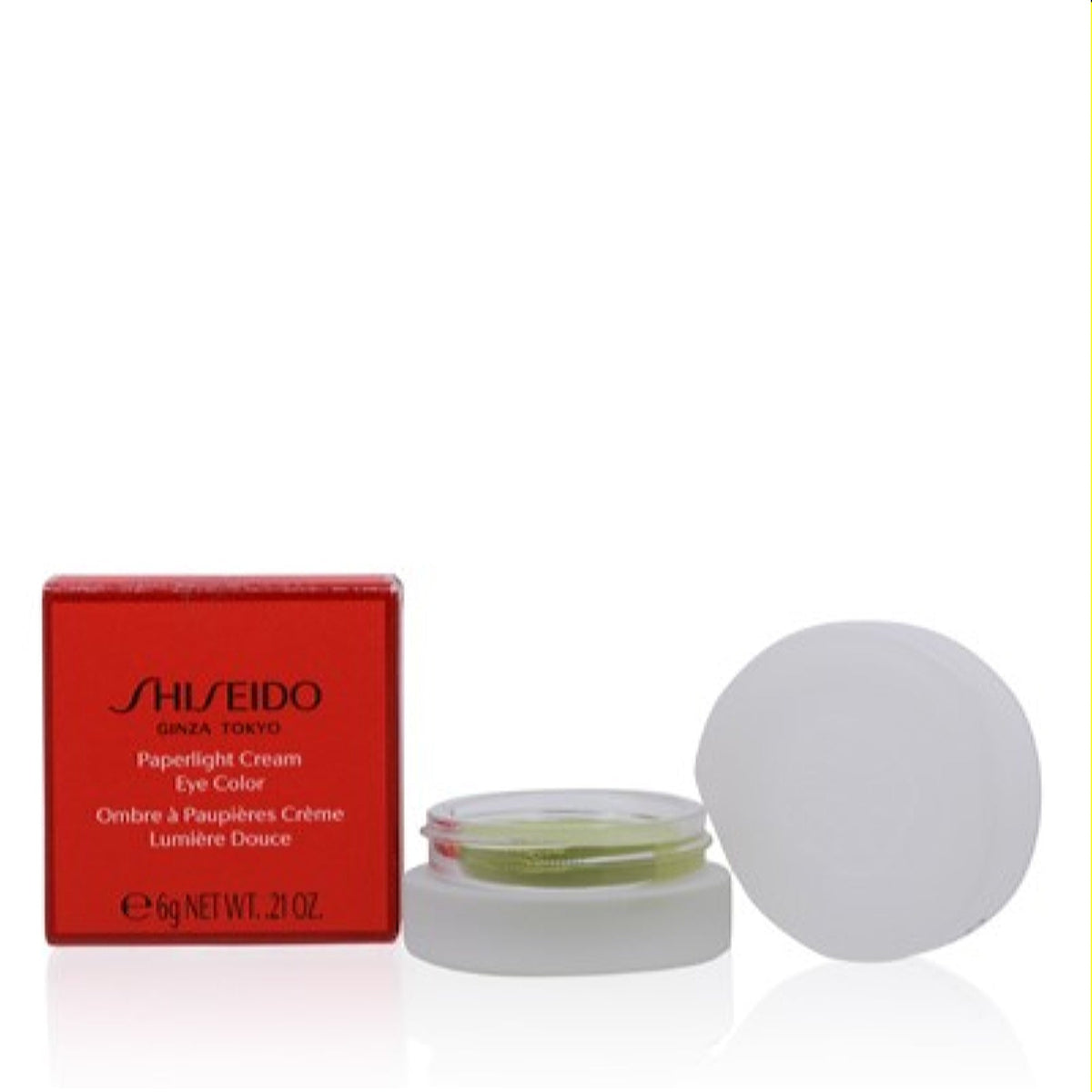 Shiseido Paperlight Cream Eye Color (Gr302 Namiki Bright Green) 0.21 Oz (6 Ml)  13891