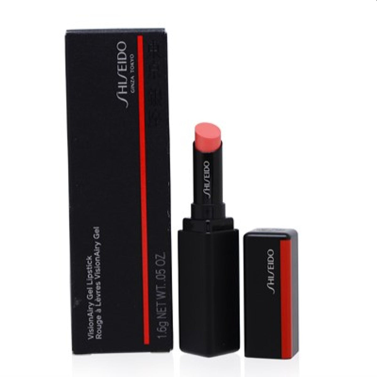 Shiseido Visionairy Gel Lipstick (217 Coral Pop) 0.05 Oz (1.6 Ml)  15194