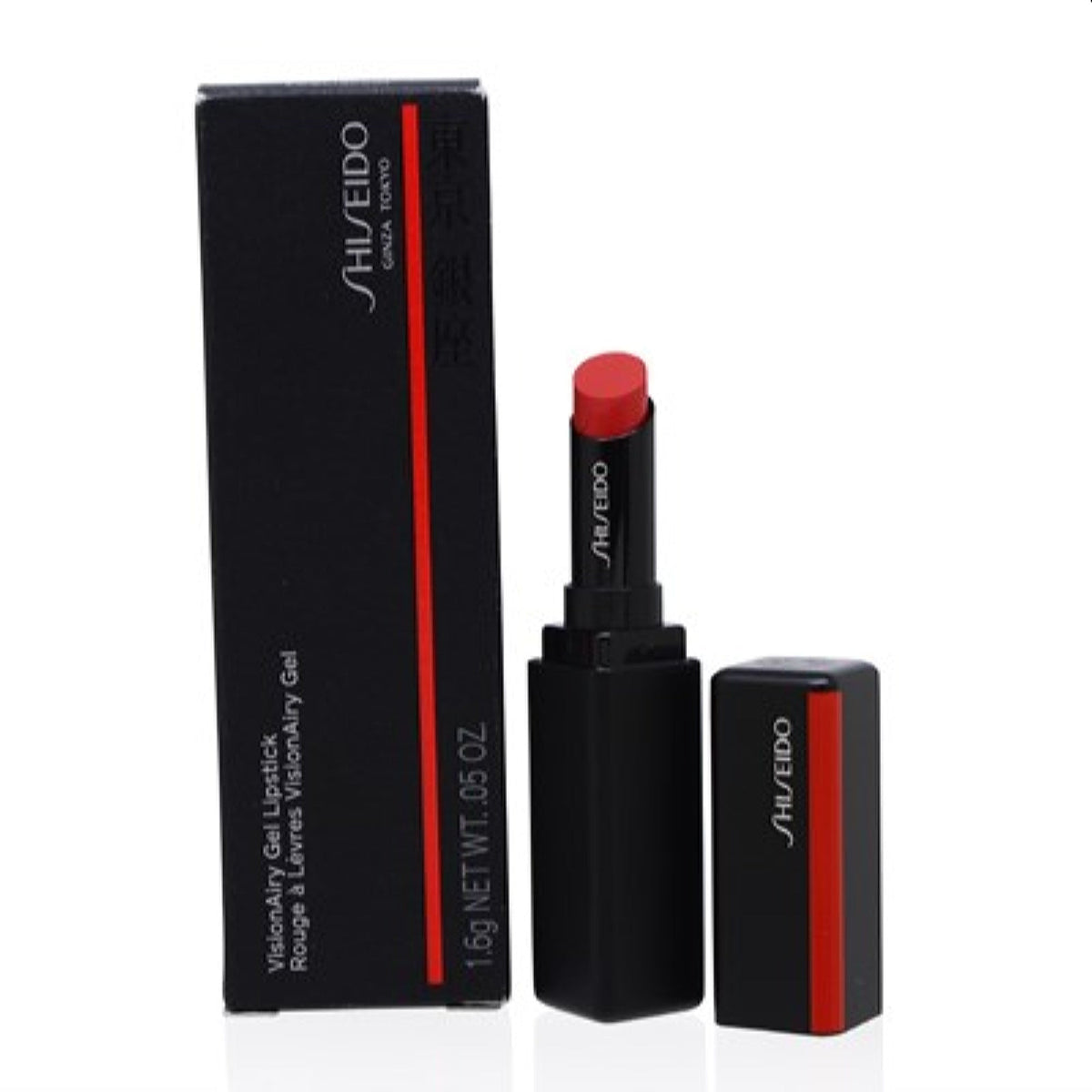 Shiseido Visionairy Gel Lipstick (219 Firecracker) 0.05 Oz (1.6 Ml)  15196