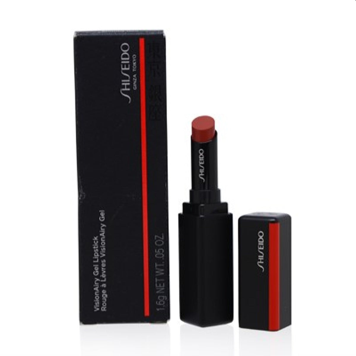 Shiseido Visionairy Gel Lipstick (223 Shizuka Red) 0.05 Oz (1.6 Ml)  15200
