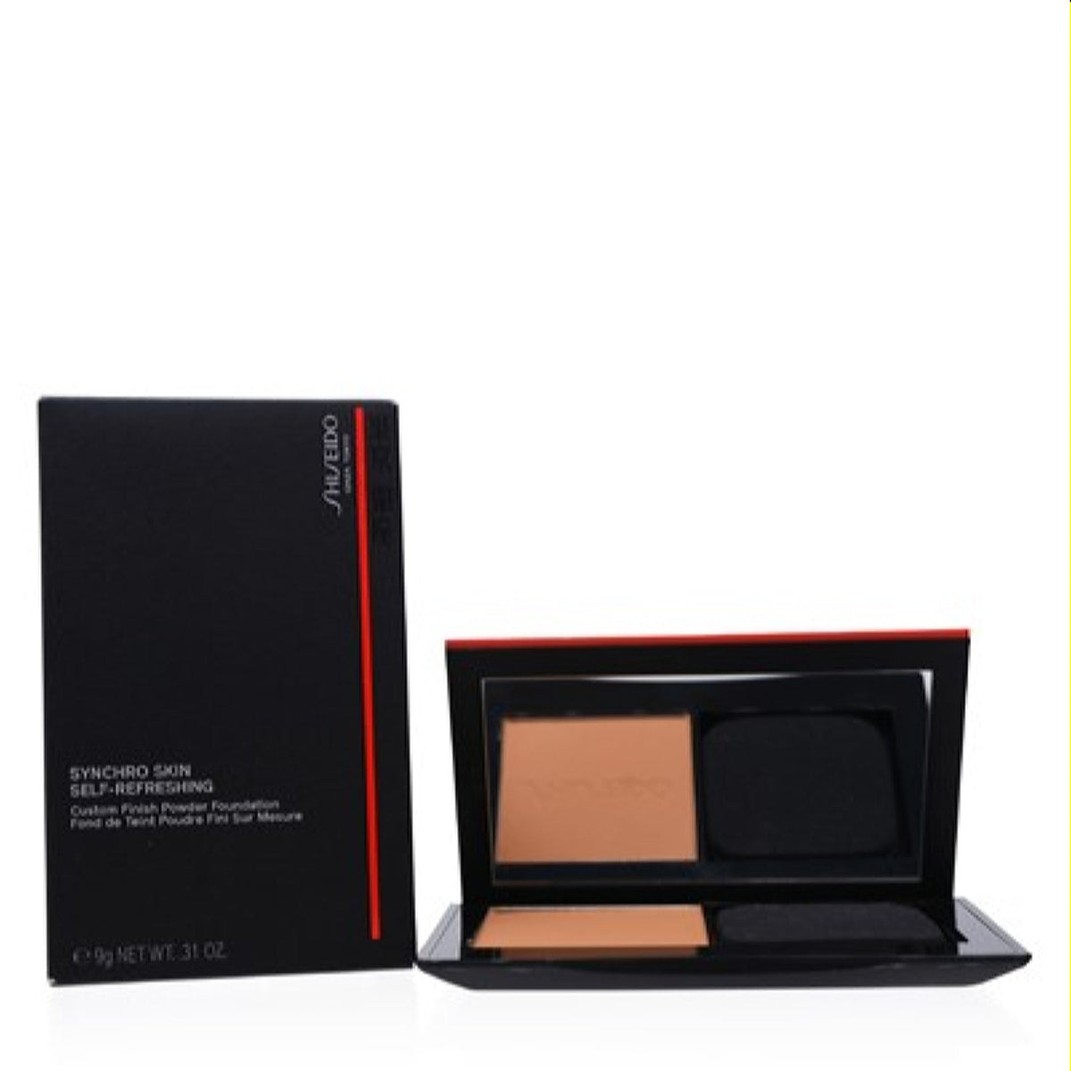 Shiseido Synchro Skin Self-Refreshing Powder Foundation (410 Sunstone) 0.31 Oz  16124