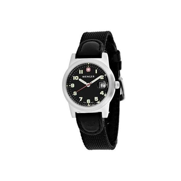 Wenger Women&#39;s 72926 Field Black Nylon Watch