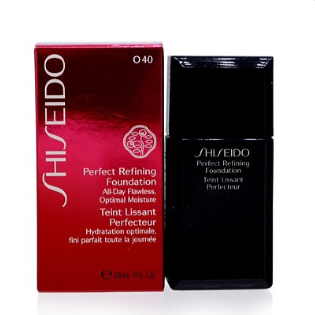 Shiseido Perfect Refining  Foundation (O40) Natural Fair Ochre 1.0 Oz (30 Ml)  10754