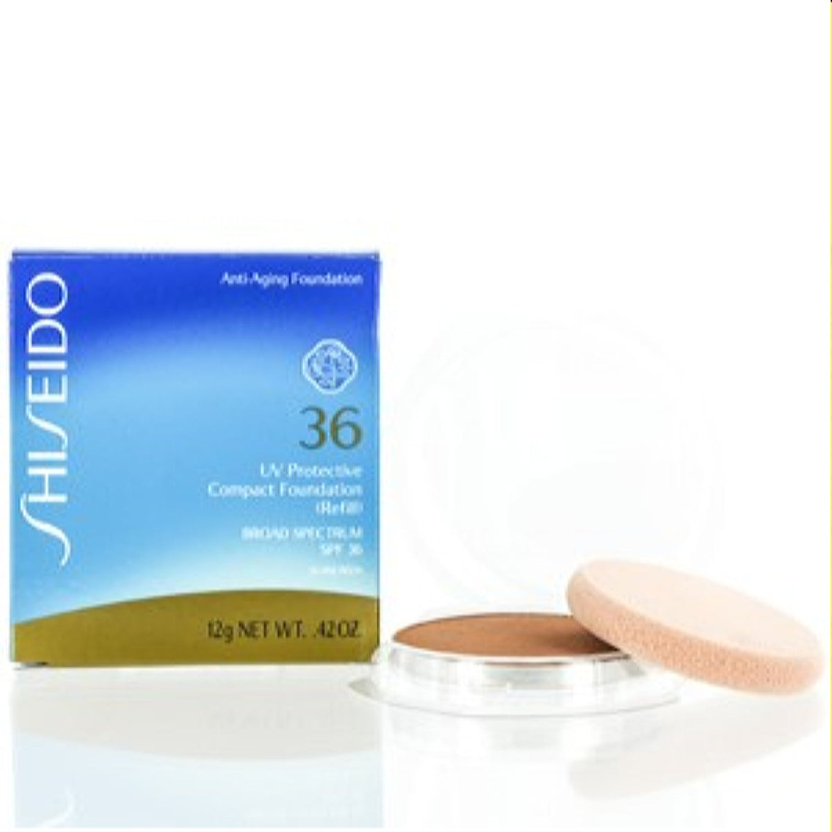Shiseido 36 Uv Protective Compact Foundation Refill (Sp70 Dark Ivory) 0.42 Oz 11188