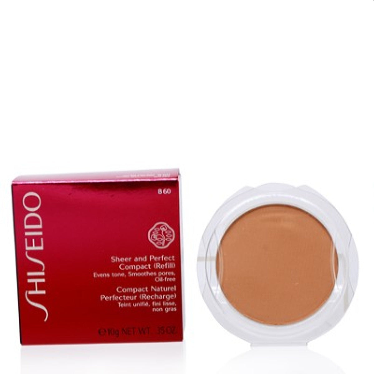 Shiseido Sheer And Perfect Compact Foundation Refill Natural Deep Beige (B60)  11315