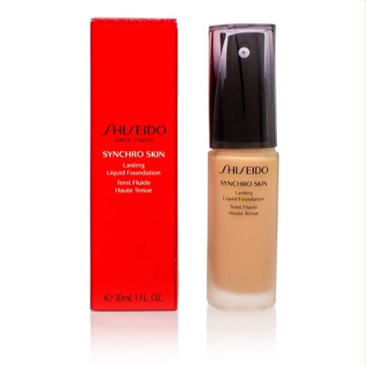 Shiseido Synchro Skin Spf 20 Lasting Liquid Foundation (2) Rose 1.0 Oz  