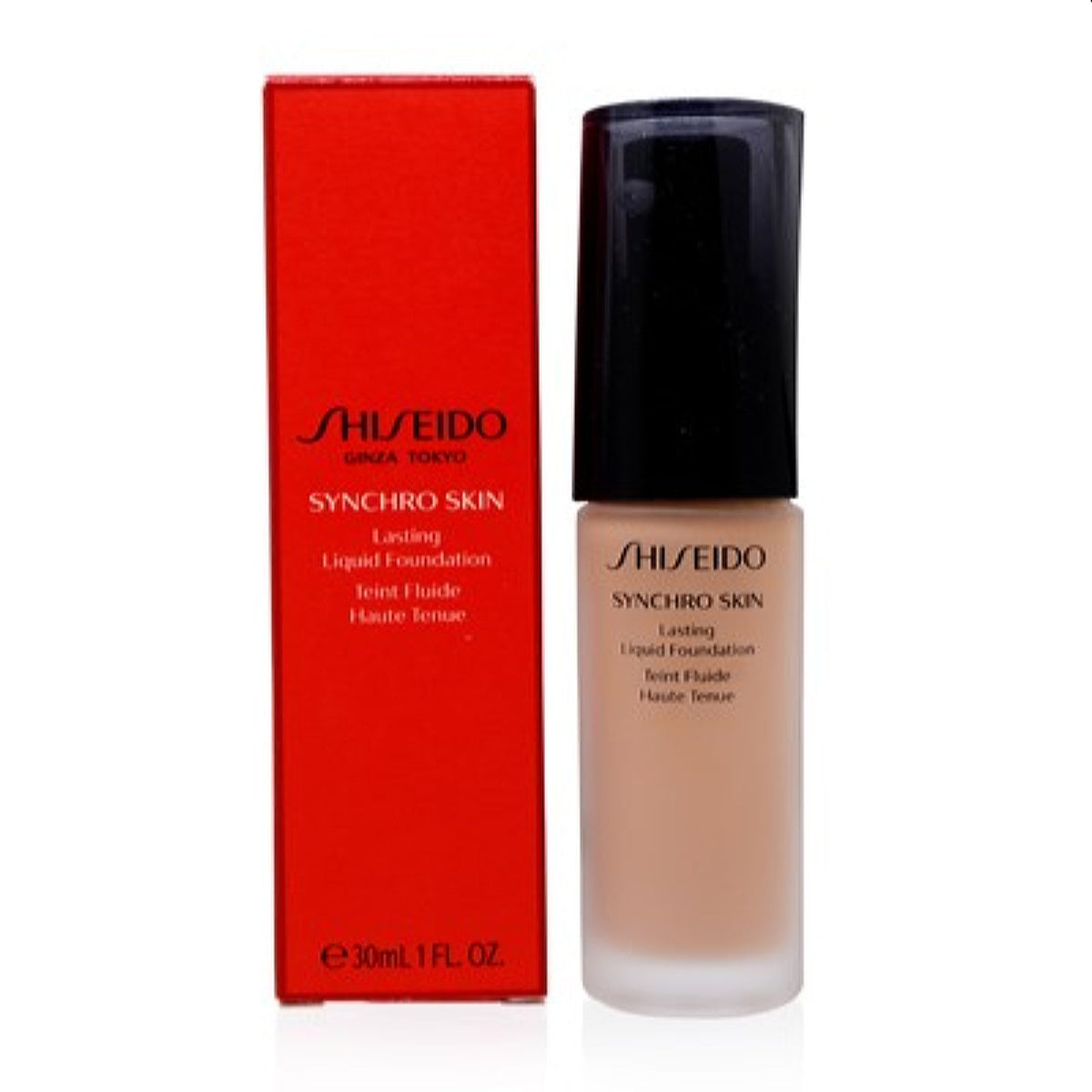 Shiseido Synchro Skin Lasting Liquid Foundation (4) Rose1.0 Oz  13127