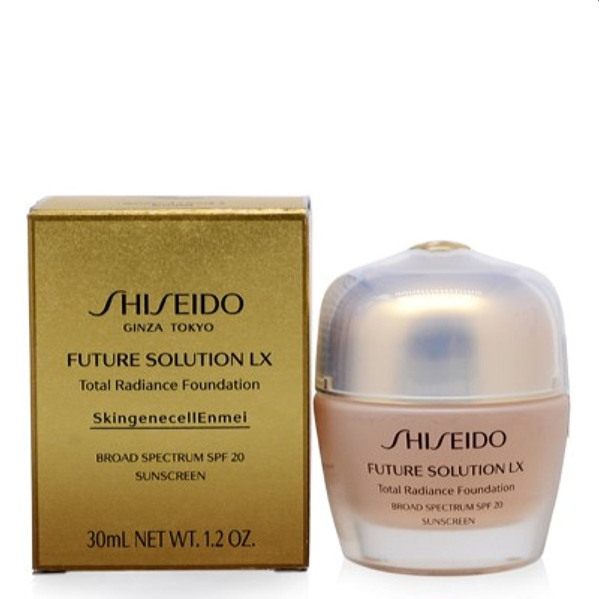 Shiseido Future Solution Lx Total Radiance Foundation (Golden 3) 1.2 Oz (30 Ml)  13933