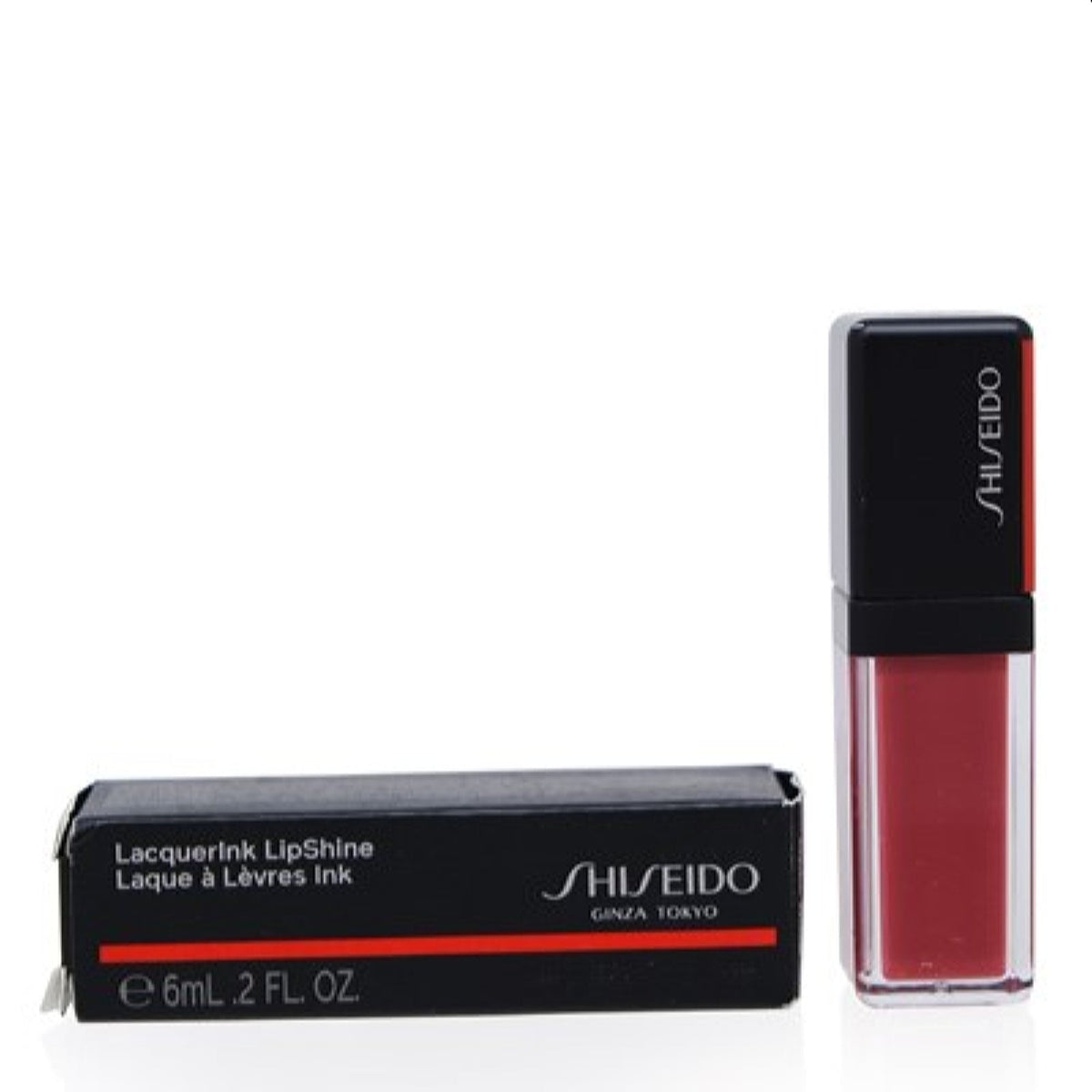 Shiseido Lacqer Ink Lip Shine (309 Optic Rose) 0.2 Oz (6 Ml)  14832