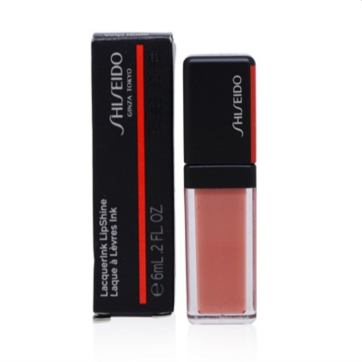 Shiseido Lacqer Ink Lip Shine (311 Vinyl Nude) 0.2 Oz (6 Ml)  14834