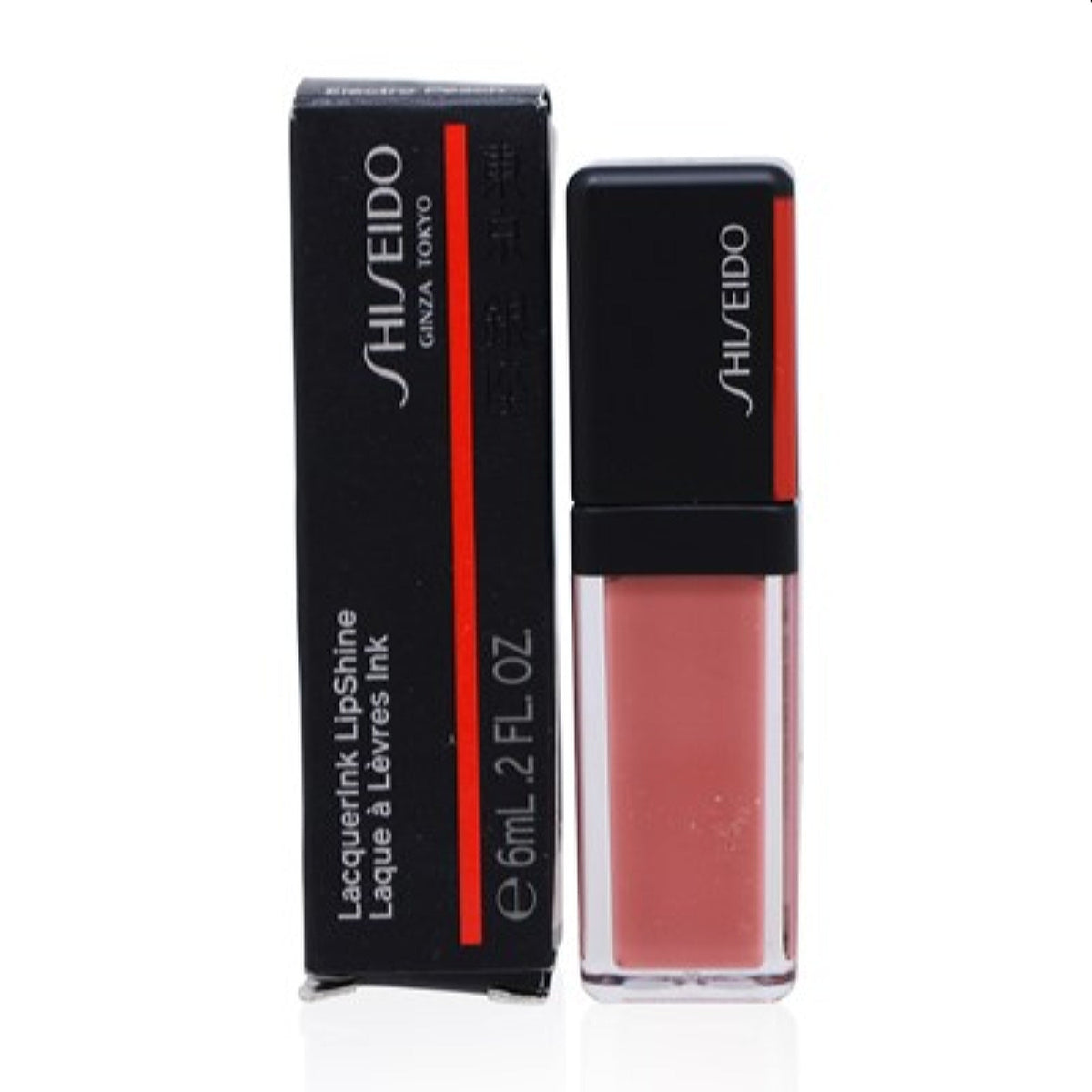 Shiseido Lacqer Ink Lip Shine (312 Electro Peach) 0.2 Oz (6 Ml)  14835