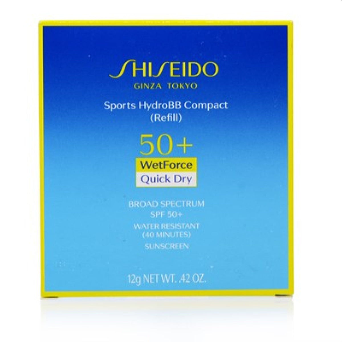 Shiseido Sports Hydrobb Compact Spf 50 (Refill) (Dark) 0.42 Oz (12 Ml)  