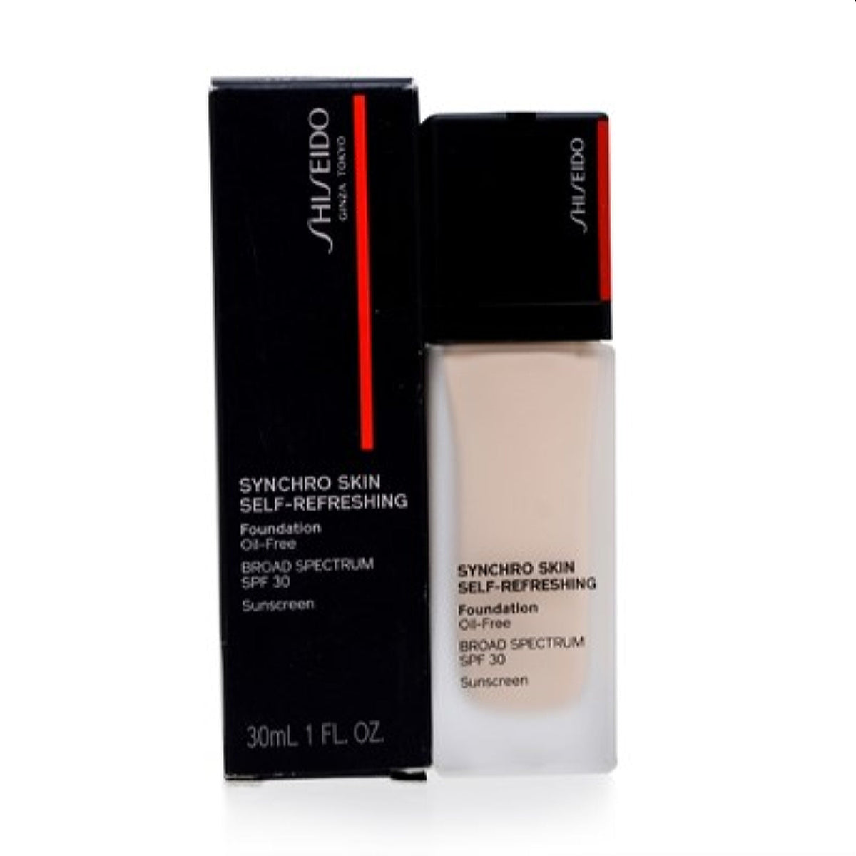 Shiseido Synchro Skin Self -Refreshing Foundation (110) Alabaster 1.0 Oz (30 Ml)  