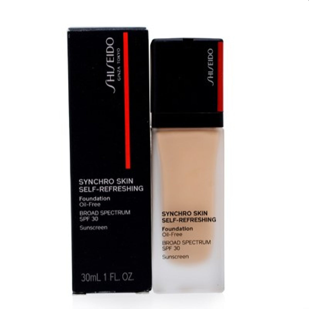 Shiseido Synchro Skin Self -Refreshing Foundation (250) Sand 1.0 Oz (30 Ml)  