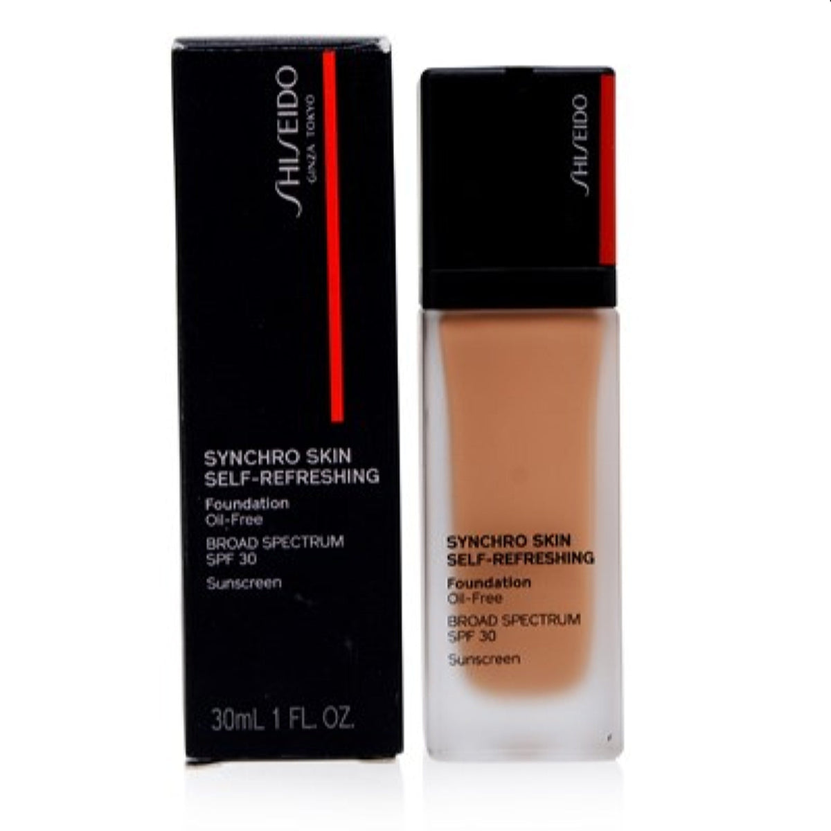 Shiseido Synchro Skin Self -Refreshing Foundation (410) Sandstone 1.0 Oz (30 Ml)  