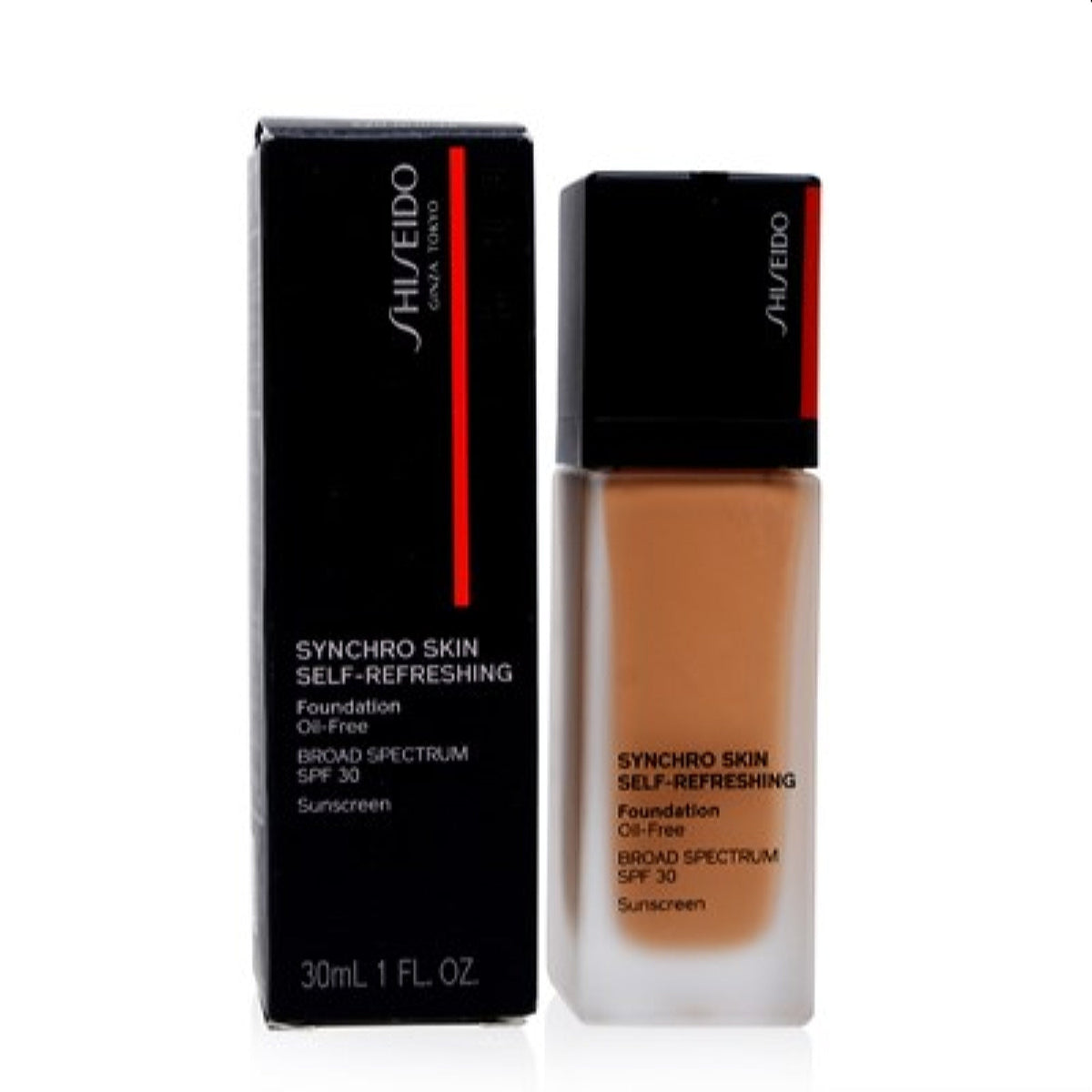 Shiseido Synchro Skin Self -Refreshing Foundation (420) Bronze 1.0 Oz (30 Ml)   