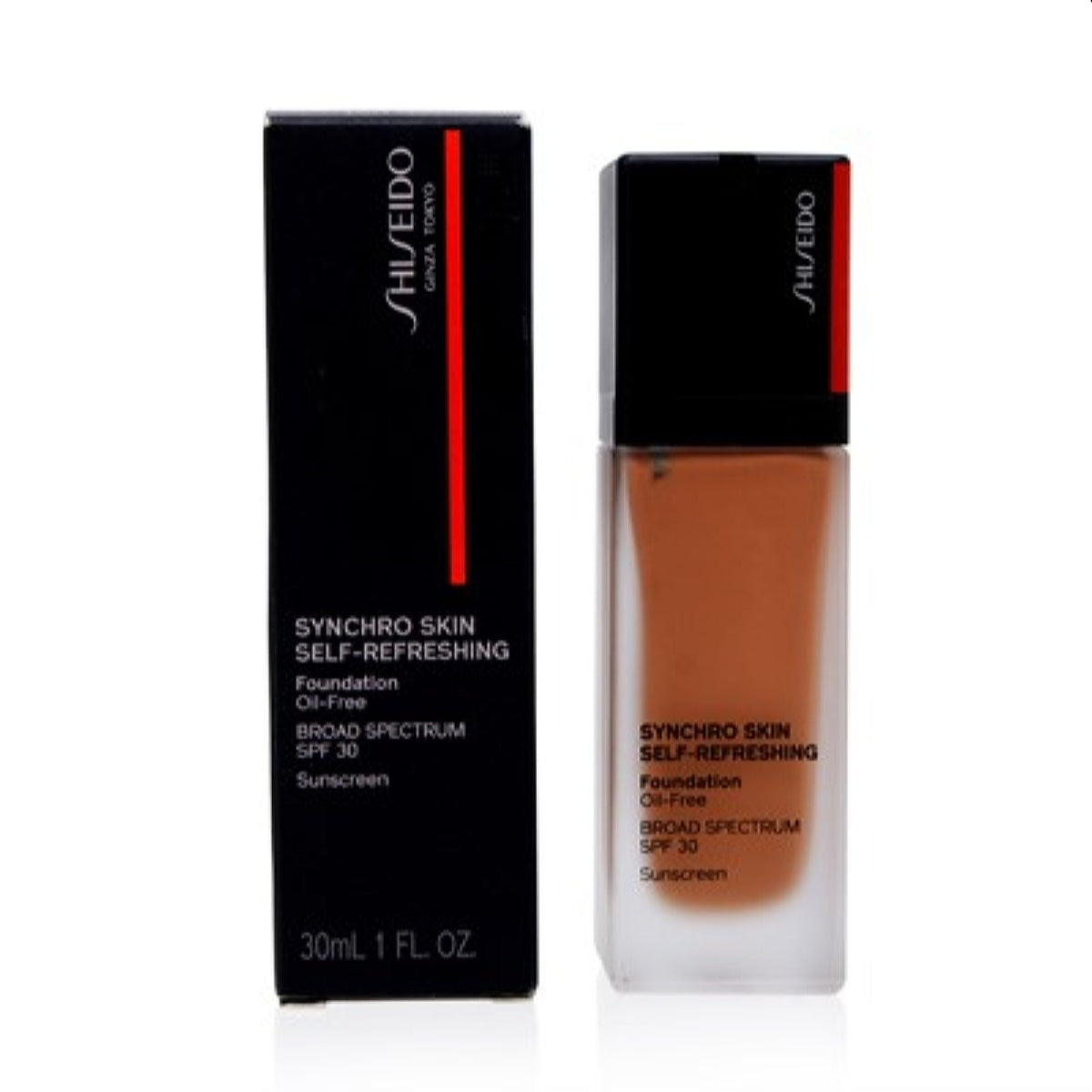 Shiseido Synchro Skin Self -Refreshing Foundation (450) Copper 1.0 Oz (30 Ml)   