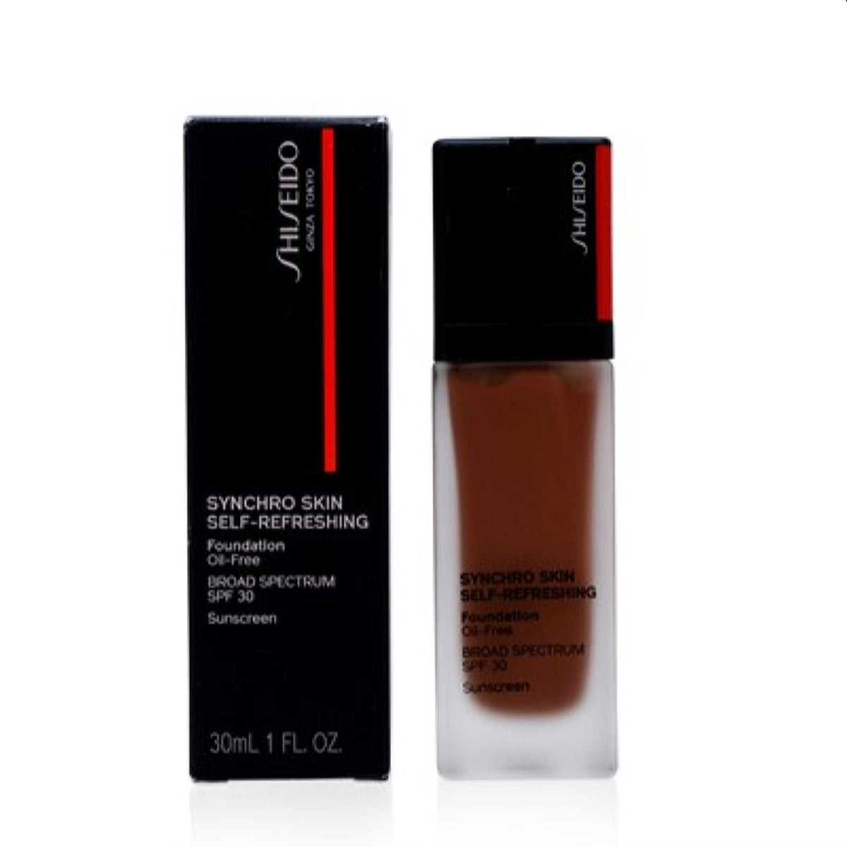 Shiseido Synchro Skin Self -Refreshing Foundation (540) Mahogany 1.0 Oz (30 Ml)   