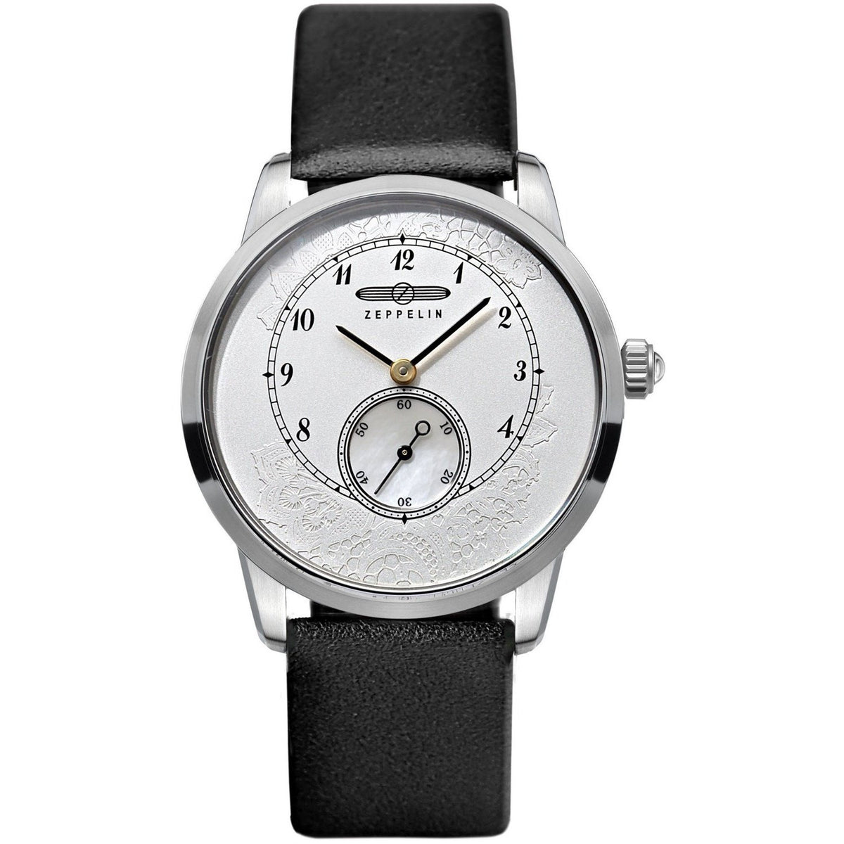 Zeppelin Women&#39;s 7333-1 Viktoria Black Leather Watch