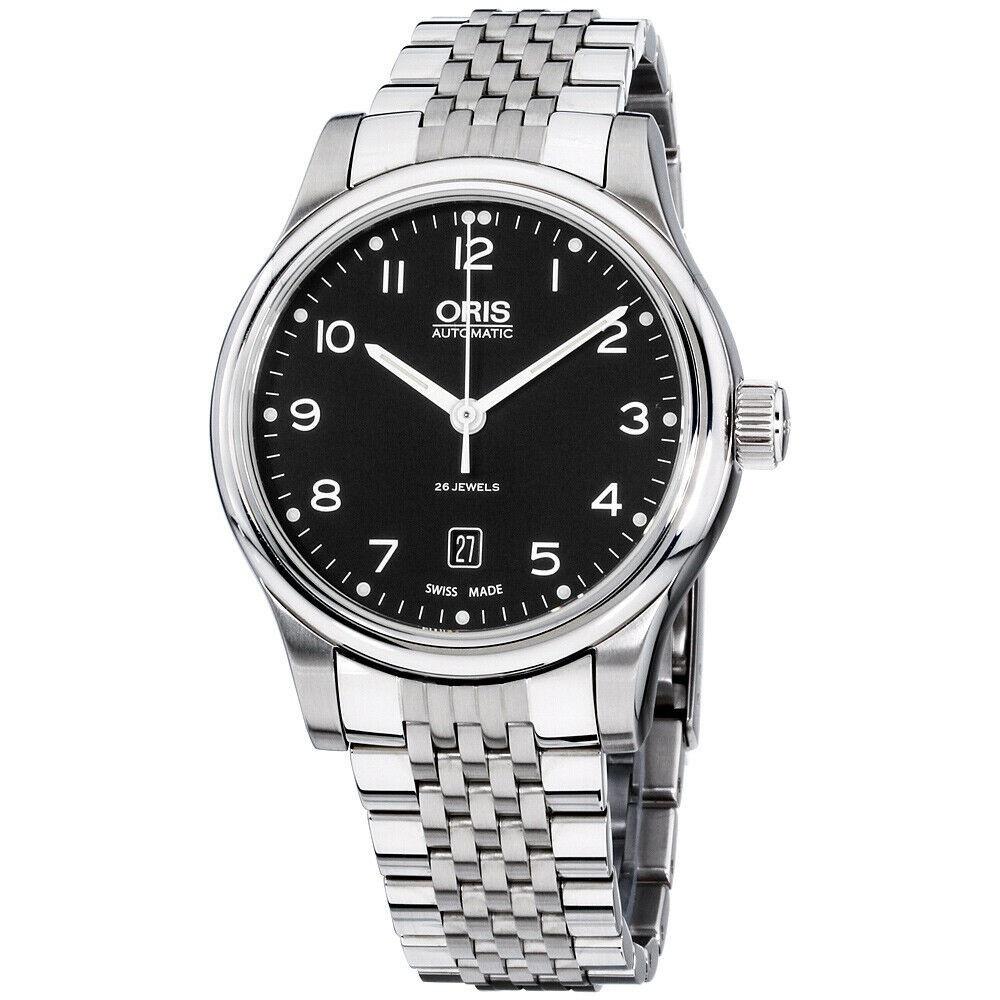 Oris Men&#39;s 73375944094MB Classic Date Stainless Steel Watch
