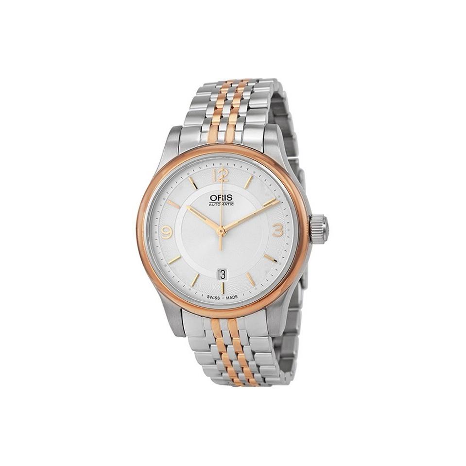 Oris Men&#39;s 73375944331MB Classic Date Two-Tone Stainless Steel Watch