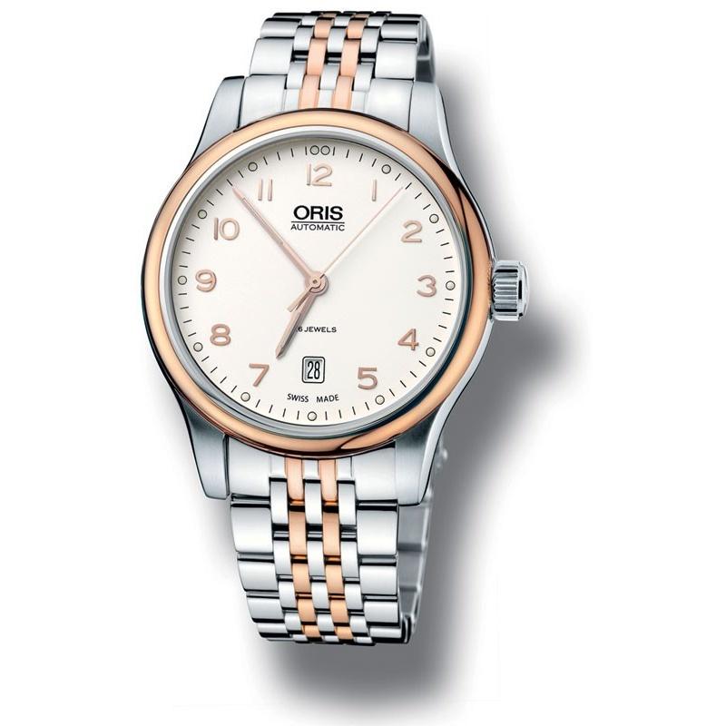 Oris Men's 73375944391MB Oris Classic Two-Tone Stainless Steel Watch