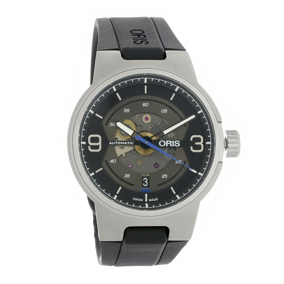 Oris Men's 73377164164RS Williams Engine Black Rubber Watch