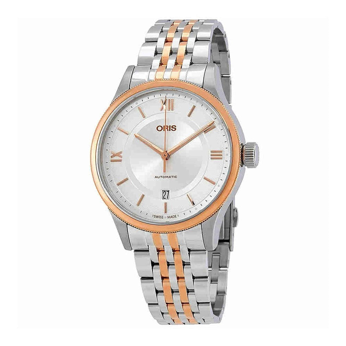 Oris Men&#39;s 73377194371MB Classic Two-Tone Stainless Steel Watch