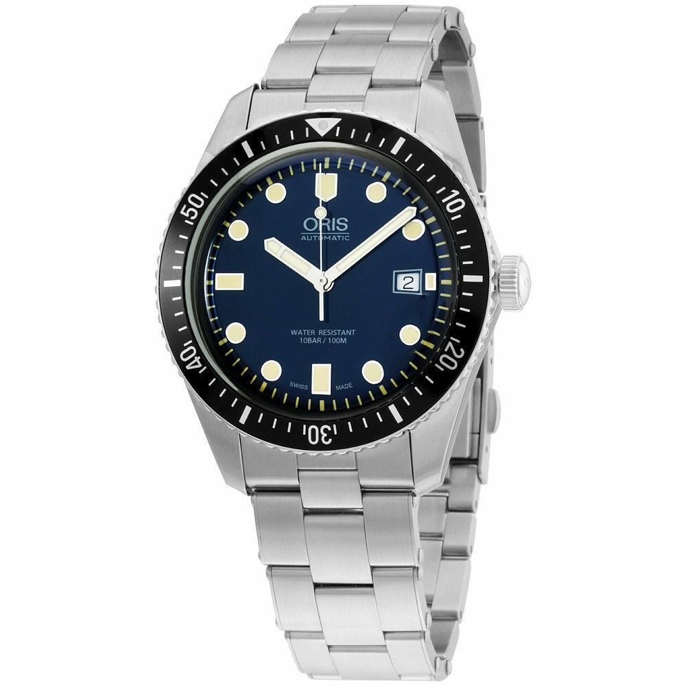 Oris Men's 73377204055MB Divers 65 Stainless Steel Watch