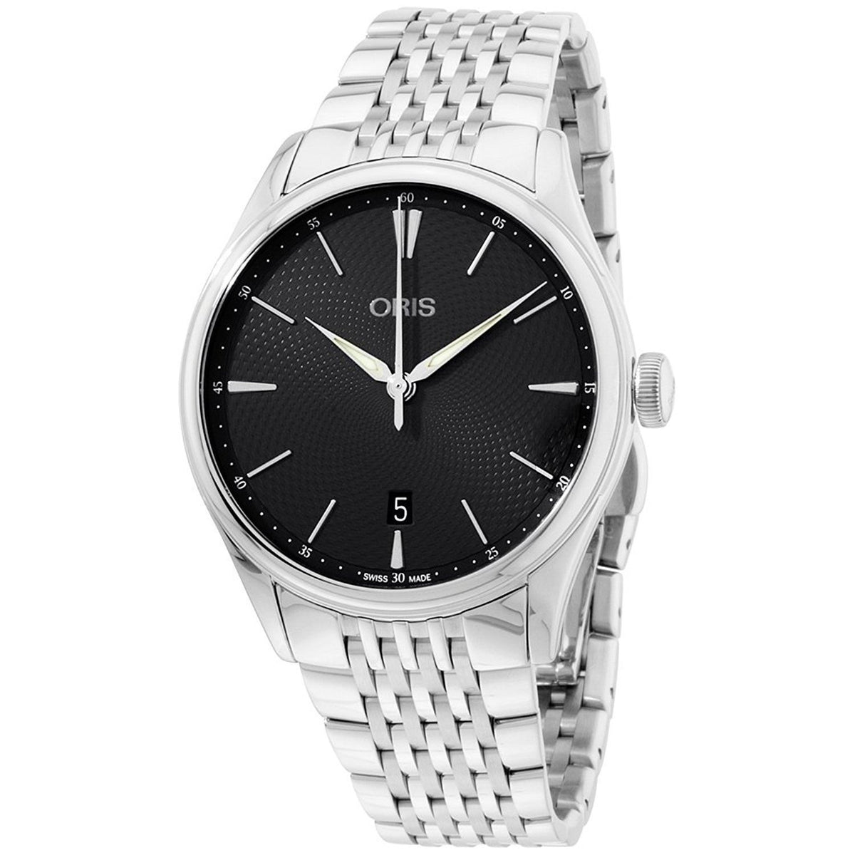 Oris Men&#39;s 73377214053MB Artelier Stainless Steel Watch