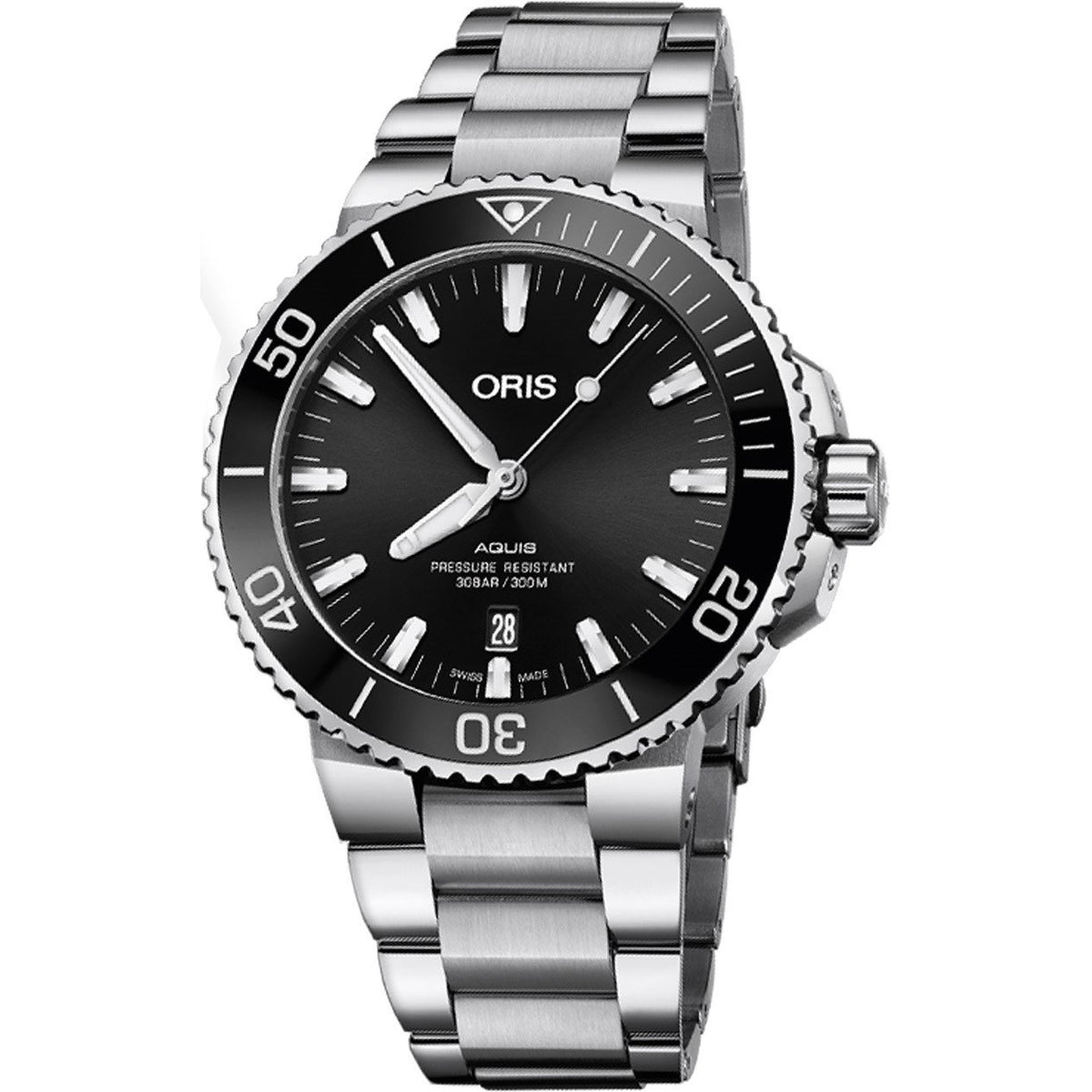 Oris Men&#39;s 73377304134MB Aquis Stainless Steel Watch