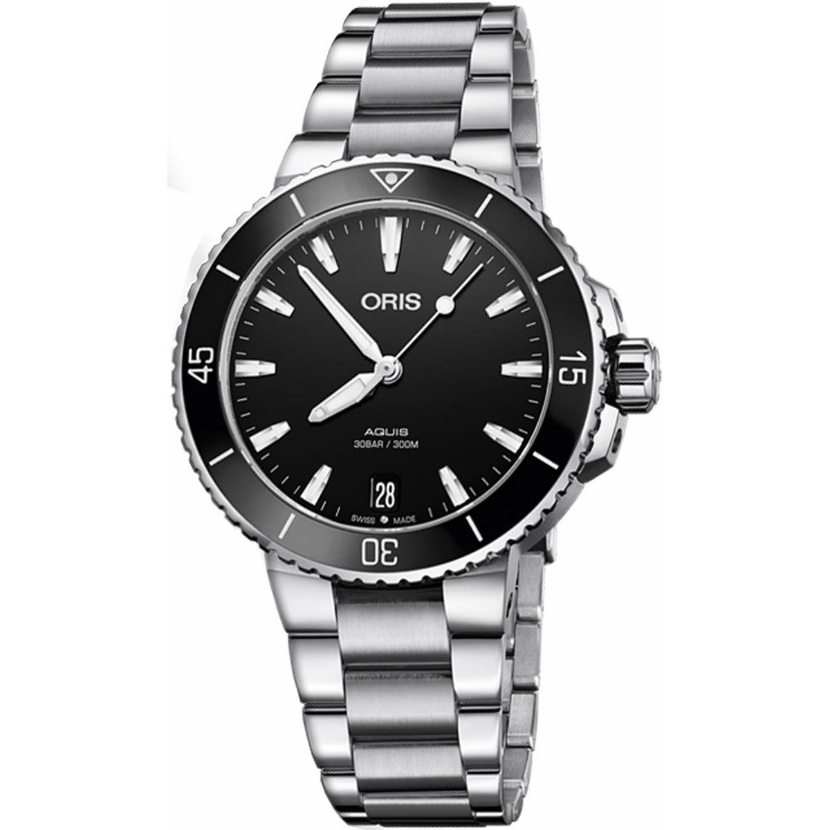 Oris Women&#39;s 73377314154MB Aquis Stainless Steel Watch
