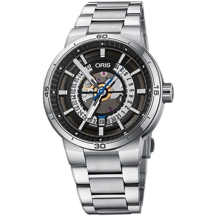 Oris Men's 73377524124MB Williams Engine Date Stainless Steel Watch