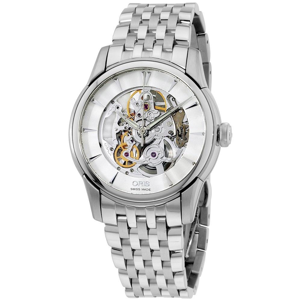 Oris Men&#39;s 73476704051MB Artelier Stainless Steel Watch