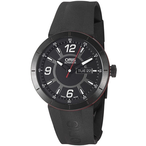 Oris Women's 73576514764RS TT1 Automatic Black Rubber Watch