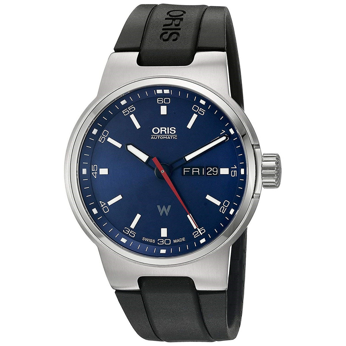 Oris Men&#39;s 73577164155RS Williams Black Silicone Watch