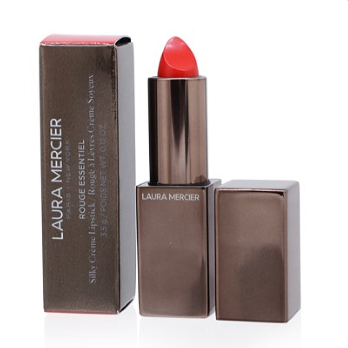 Laura Mercier Rouge Essentiel Cream Lipstick (Rouge Eclatante) 0.12 Oz  12704691