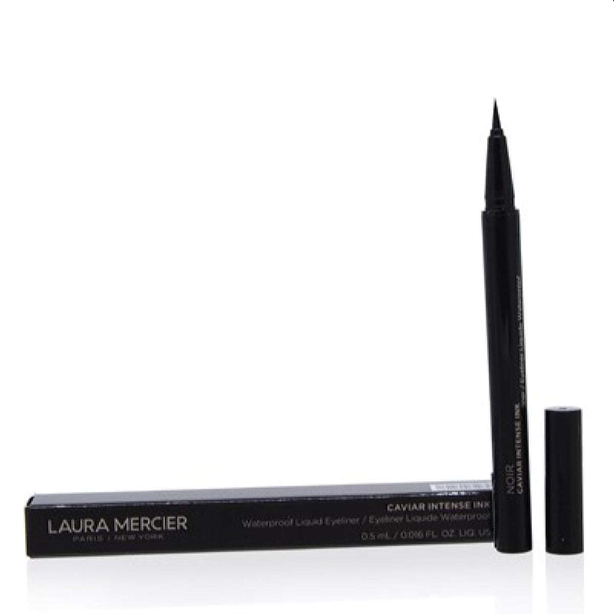 Laura Mercier Caviar Intense Ink Waterproof Liquid Eyeliner (Noir) 0.016 Oz   